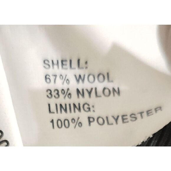 Gap Black/Navy Single Line Double-Breasted Pockets Notched Collar Size M - Picture 3 of 7